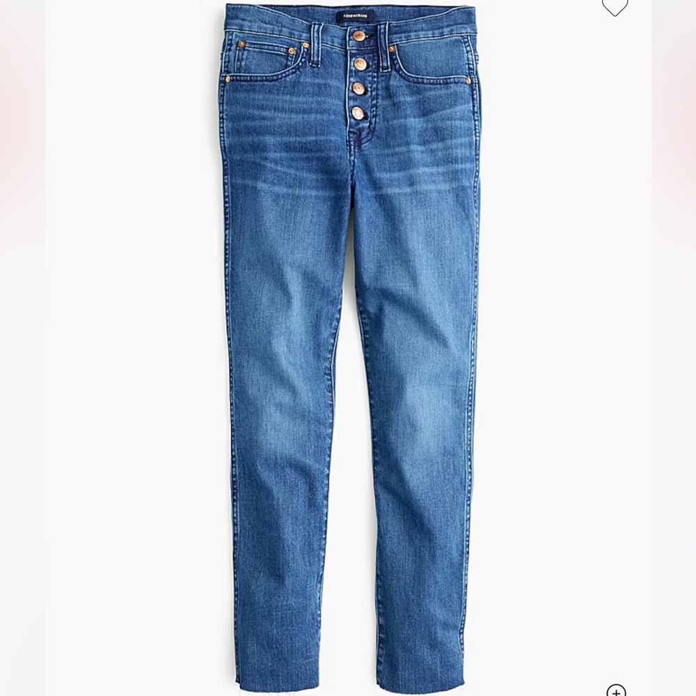 J.Crew Vintage Straight Eco Jeans with Button Fly